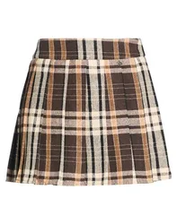 Minirock Damen Braun S Damen