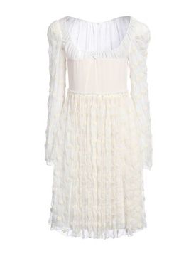 CHLOÉ Midi-Kleid Damen Elfenbein 36,38 Damen
