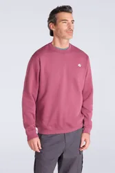 Mountain Scene Men's Graphic Sweatshirt - Burgundy