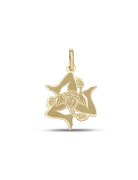 Ciondolo Trinacria Oro Giallo 18kt GL102502