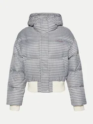 Jeans Pufferjacke Grau M