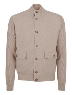 Giubbino Double In Maglia Uomo