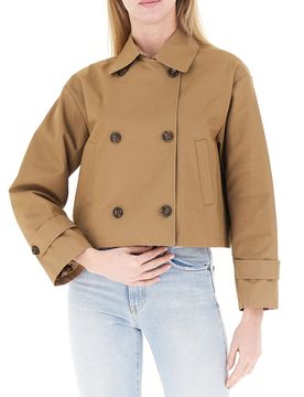 Trench in cotone MARRONE CHIARO 44