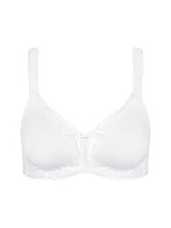 Soutien-gorge sans armatures MODERN LACE COTTON white blanc 85B