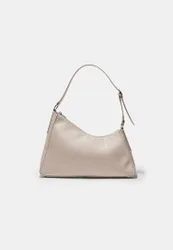 Unregelmäßige Schultertasche Ecru OS