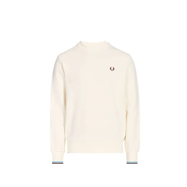 Sweatshirt col rond en coton - Fred perry - FashionsVida