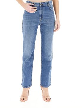 Jeans straight leg BLU 48