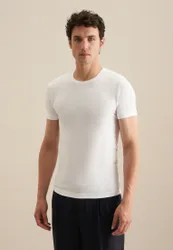 Rundhals Unterzieh-T-Shirt Weiß XL