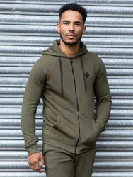 Enzo Mens Zip Up Hoodie