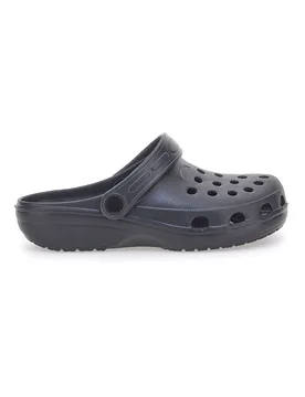 Sabot neri in gomma traforato con cinturino 1851 41 - 2T2L - FashionsVida