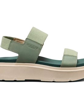 Elle mila backstrap zueco mujer Gris (38)