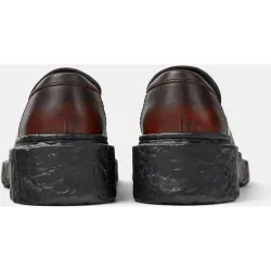 Mocasines con tacón unisex de piel vamonos