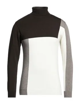 Rollkragenpullover Herren Schokobraun XL,XXL Herren - OFFICINE DEL CASHMERE - FashionsVida