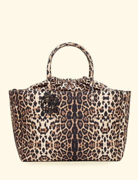 EFFEK borsa mare donna leopardato