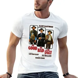 New The Good The Bad and The Ugly 1966 T-Shirt man clothes Short sleeve T-shirt men