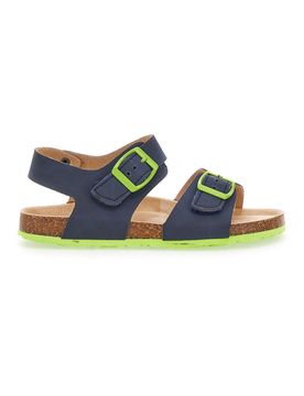 Sandali Blu con Chiusura in Velcro 16210 34