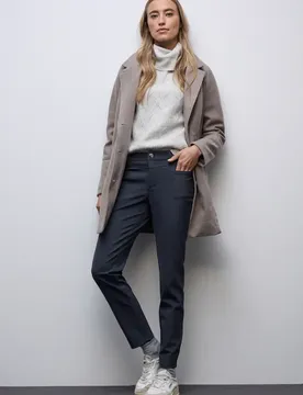 Casual Fit Hose female Blau