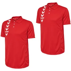 Polo à Manches Courtes 2 Unités Red S