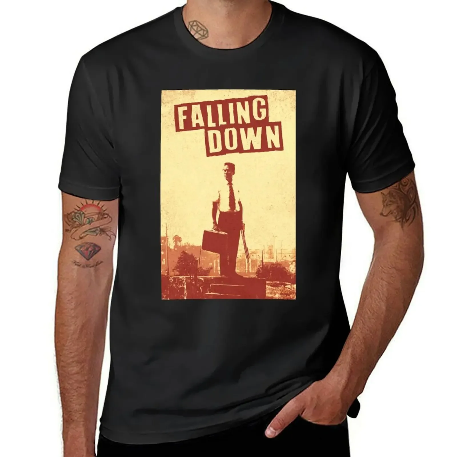 Falling Down T-Shirt plus sizes cute tops customizeds sweat shirts, men - Aliexpress - FashionsVida