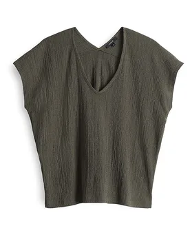 Camiseta SIRUKUS STRUCTURE oliva 40 - Opus - FashionsVida