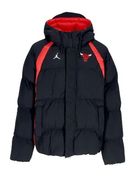 Piumino Uomo Nba Courtside Statement Edition Full-zip Jacket Chibul Black/university Red - JORDAN NBA - FashionsVida