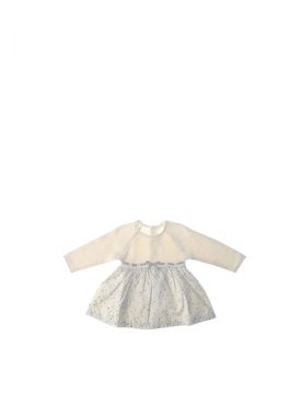 Abito maniche lunghe AVORIO 12M