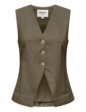 Only Damen Weste Grün 517467