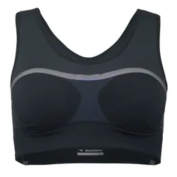 Glamfit Womens Black Sports Bra Textile - Size X-Small