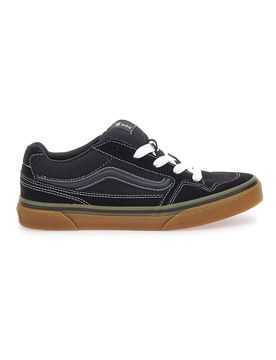 Sneakers Nere Con Tomaia In Vera Pelle Caldrone 37