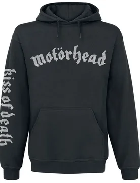 Kapuzenpullover - Kiss Of Death Bullet Circle V2 - S bis M - für Männer - Größe S - schwarz - Lizenziertes Merchandise! - Männer - male - Motörhead - FashionsVida
