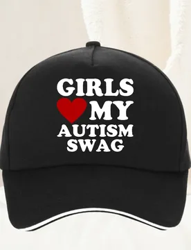 Girls Love My Autism Swag Baseball Cap Outdoor Women Printed Czapka Bonnet Spring Casual mens cap - Aliexpress - FashionsVida