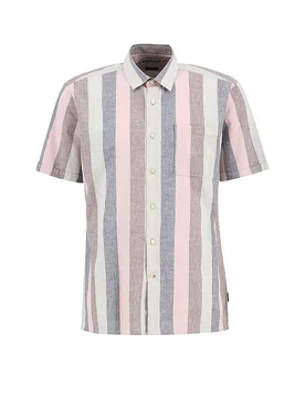 Camicia di lino PORTWELL rosa S - Barbour - FashionsVida