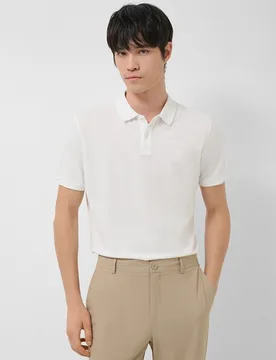 Polo piqué de hombre manga corta - Roberto Verino - FashionsVida