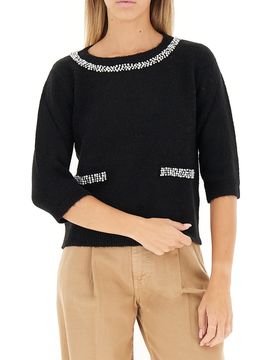 KOCCA Maglia con strass NERO M