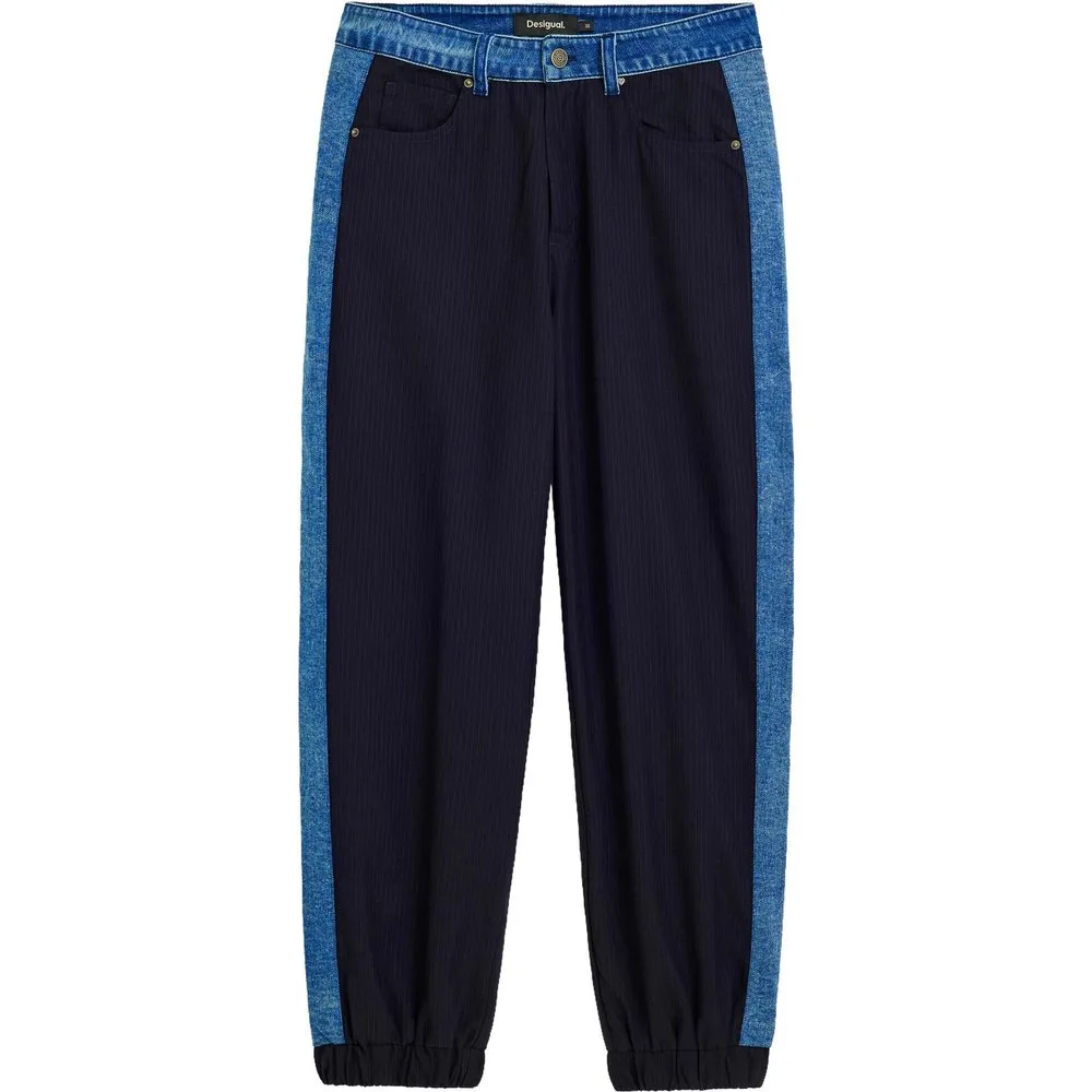 Pantalón de mujer jogger contraste - Desigual - FashionsVida
