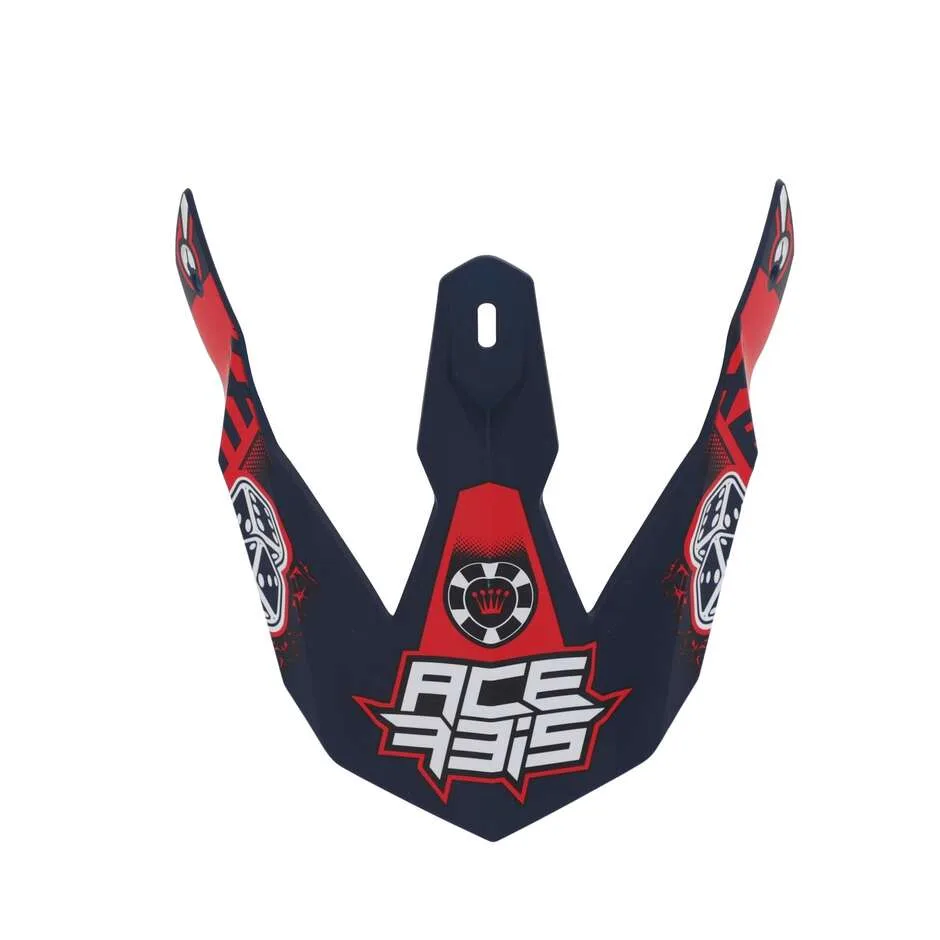 Tesina per Casco LINEAR 2206 Blu Rosso taglia unica - Acerbis - FashionsVida