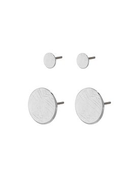 Pilgrim Pendientes 'Jacy' plata