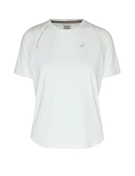 Camiseta de running ROAD para mujer crema M - Asics - FashionsVida