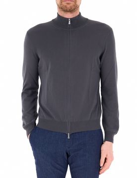 Cardigan con zip ANTRACITE 48