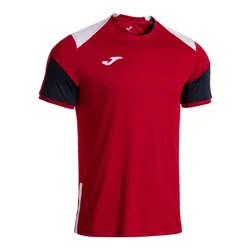 T-shirt à Manches Courtes Danubio Red / White M