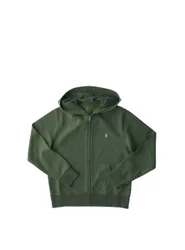 Felpa con cappuccio POLO BOYS VERDE OLIVA S