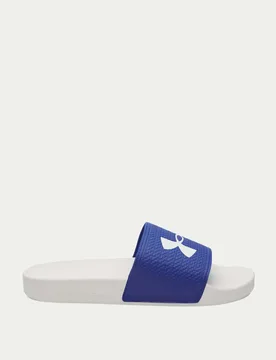 Armour Logo Strap Sliders Royal Blue male - Under armour - FashionsVida