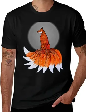 The Nine-tailed Fox Known as A Kitsune T-Shirt Large Size Breathable Tee - Aliexpress - FashionsVida
