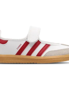 Samba Toddler Trainers - White - Size 13.5 - Leather - White - Size: 13.5 - Adidas - FashionsVida