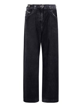 Pantaloni lunghi in tela spalmata opaca