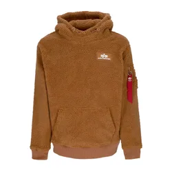 Felpa Cappuccio Uomo Teddy Hoodie Camel