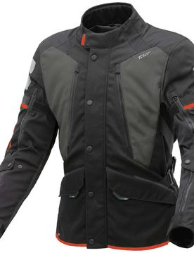 Giacca Moto Tessuto 3 Strati T-ur HIMALAYA Nero Grigio taglia L