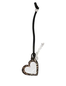 Engraved Metal Dice Keychain with Logo and Butterfly Motif