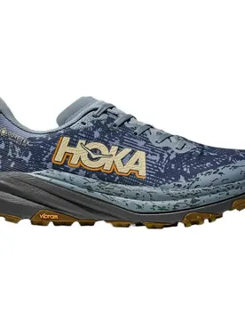 Speedgoat 6 Gore-tex® Trail Running Shoes Washed Blue / Asphalt Grey UK 7.5 Men - Hoka - FashionsVida