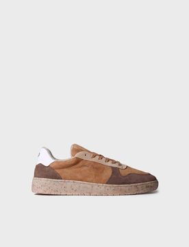 Sneaker para hombre en serraje y piel | DANIEL